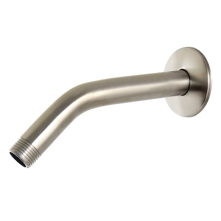 Kingston Brass 8Inch Shower Arm with Flange, Brushed Nickel K208M8